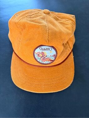 Hibear Corduroy Cap in Burnt Yellow